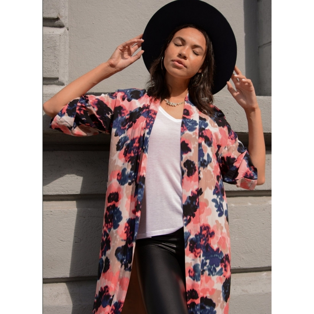Sway and Cake Long Kumi Kimono, Size Small, Color Mykonos